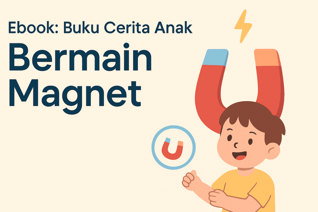 Buku Cerita Anak Bermain Magnet